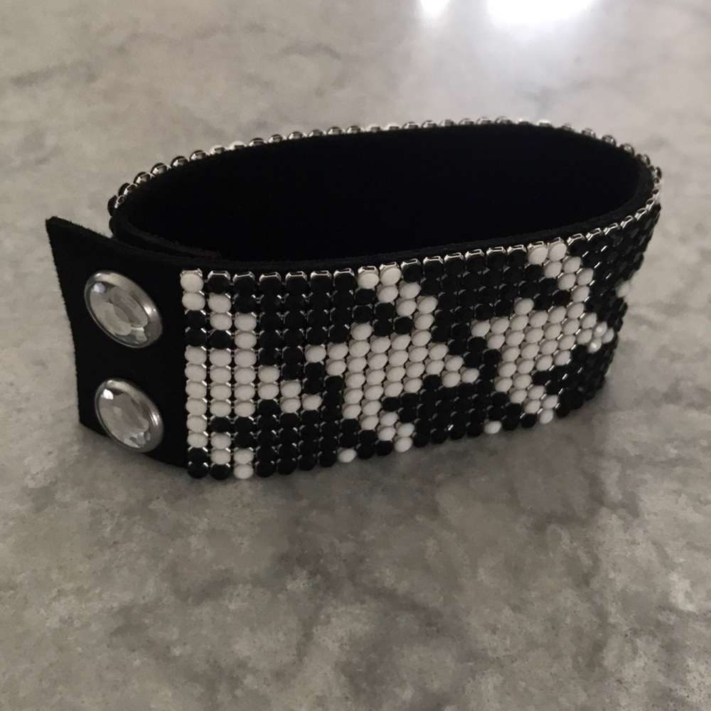 Swarovski black & white bracelet